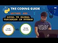 Local Vs Global Variables In Python of Variables Python Tutorials For Beginners