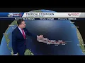 11 a m Update Tropical Storm Erin computer models and maps