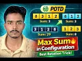 GFG POTD Max Sum in Configuration Best Rotation Trick Explained DSA Interview Problem
