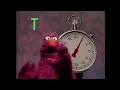Classic Sesame Street - Telly Monster Talks About The Letter T For 15 Seconds
