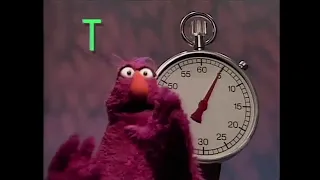 Classic Sesame Street - Telly Monster Talks About The Letter T For 15 Seconds
