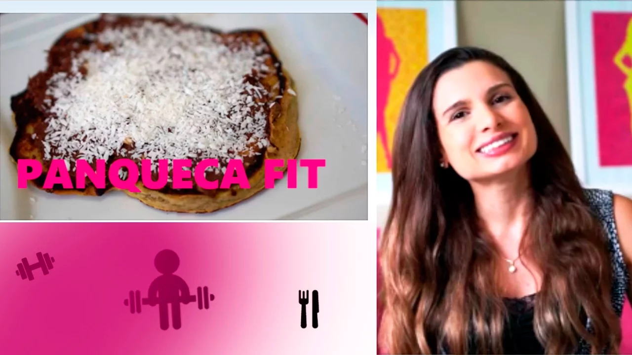 RECEITA DE PANQUECA FIT DE CHOCOLATE PARA MATAR VONTADE DE DOCE/ RECEITA FIT FÁCIL DRIKA MAGRAFIT