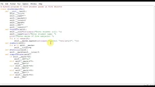 Python program to find student grade in five subjects