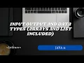 JAVA Crash Course-2 Input Output and Data Types Arrays and List included