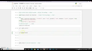 How to Create Table in MYSQL using Python