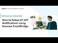 Amazon Selling Partner API SP-API How to Setup SP-API Notifications using Amazon EventBridge