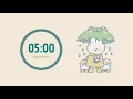 Study With Me Pomodoro Timer x 4 Rainy Lofi No Mid Ads