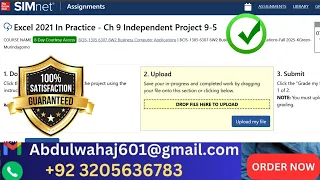 Excel 2021 In Practice - Ch 9 Independent Project 9-5