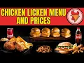 Chicken Licken Menu and Prices 2024 Wings Burger Special Menu Hotwings Chicken Inn Snacks