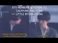 Lagu BTS Members Reactions to Taehyung and Yerin Little Interactions