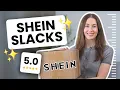 SHEIN Dress Pants Let s Do a Try-On Haul and Review TALL GIRL Friendly