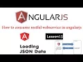 AngularJS Tutorial - 15 How to consume restful webservice in angularjs Working with JSON File