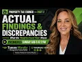 Actual Findings and Discrepancies of One Street Audit