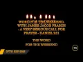 Download Lagu Word for the Weekend - A Very Serious Call to Prayer - Daniel 2:21