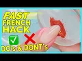 Nail Pro Tests TIKTOKs Fast French Stamper Hack - Gel Nail Polish Do s Don ts