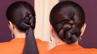 Simple Braided Bun Hairstyle Hack: Perfect Juda for Saree & Festive Wear