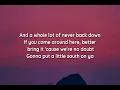 Luke Combs - South On Ya (Lyrics)