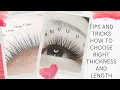 Tamang Pagpili ng Haba at Kapal lengths and thickness for Eyelash Extension