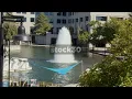 Fountain And Swan Pedal Boats Canal Walk Indianapolis USA