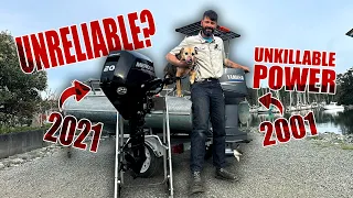 Ditching the Modern Mercury for an Old School Yamaha Two Stroke