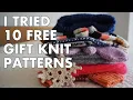 I Tried 10 Free Patterns Perfect for Gift Knits My Honest Review plus 10 Bonus Free Patterns