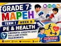 Grade 7 MAPEH Term 1 Week 9 PE Health Fundamental Combative Sports Skills Fitness
