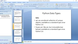 Python Data Types - Covered Numeric Types int float complex