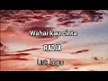 Download Lagu Wahai kau cinta - Radja - lirik lagu | Ananiap derut