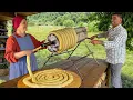 Download Lagu Making Really Crispy TRDELNIK with Cinnamon and Pistachios! Village Pastry