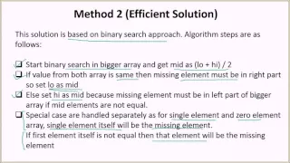 Find lost element from a duplicated array GeeksforGeeks