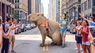 We Brought Our Capybaras to The City!