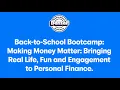 Banzai Back to School Bootcamp Session 3: Making Money Matter with Dr Keona Griffin-King