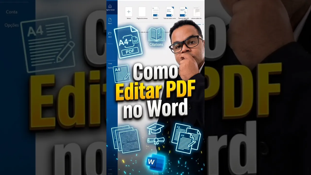 Como editar PDF no WORD