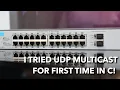 I tried UDP multicast for the first time in C