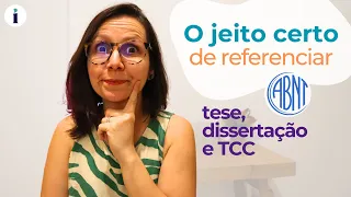 Como Referenciar Teses, Dissertações e Monografias pela Norma ABNT