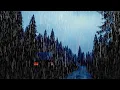 Download Lagu Say goodbye to insomnia and stress to sleep soundly with heavy rain and thunder at night