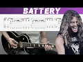 Download Lagu METALLICA - BATTERY (Guitar cover with TAB | Lesson)