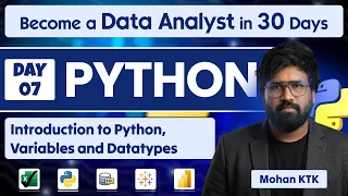 Day 07 Python for Data Analytics Day 2026 Become a Data Analyst in 30 Days by Mohan KTK