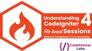 CodeIgniter 4 Sessions Without CLI or Composer User Authentication Flas ata