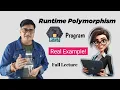 Real Life Example of Polymorphism in Java Runtime Polymorphism in Java