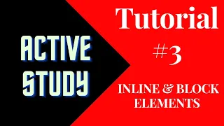 Web Development Tutorials Tutorial Inline and Block Elements Active Study