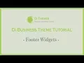 Footer Widgets - Di Business WordPress Theme