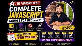 JavaScript Tutorial for Beginners Complete JavaScript Course Starts Now
