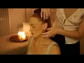 ASMR Soft Gentle Hair Play Hair Brushing Back Scratching On Sophia Whisper