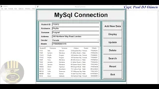 How to Connect to MySQL Database Insert Update Delete and Search in Python - Full Tutorial