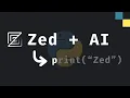I m trying Zed with the built-in AI assistants