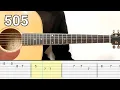 Arctic Monkeys - 505 Guitar Tutorial Tab