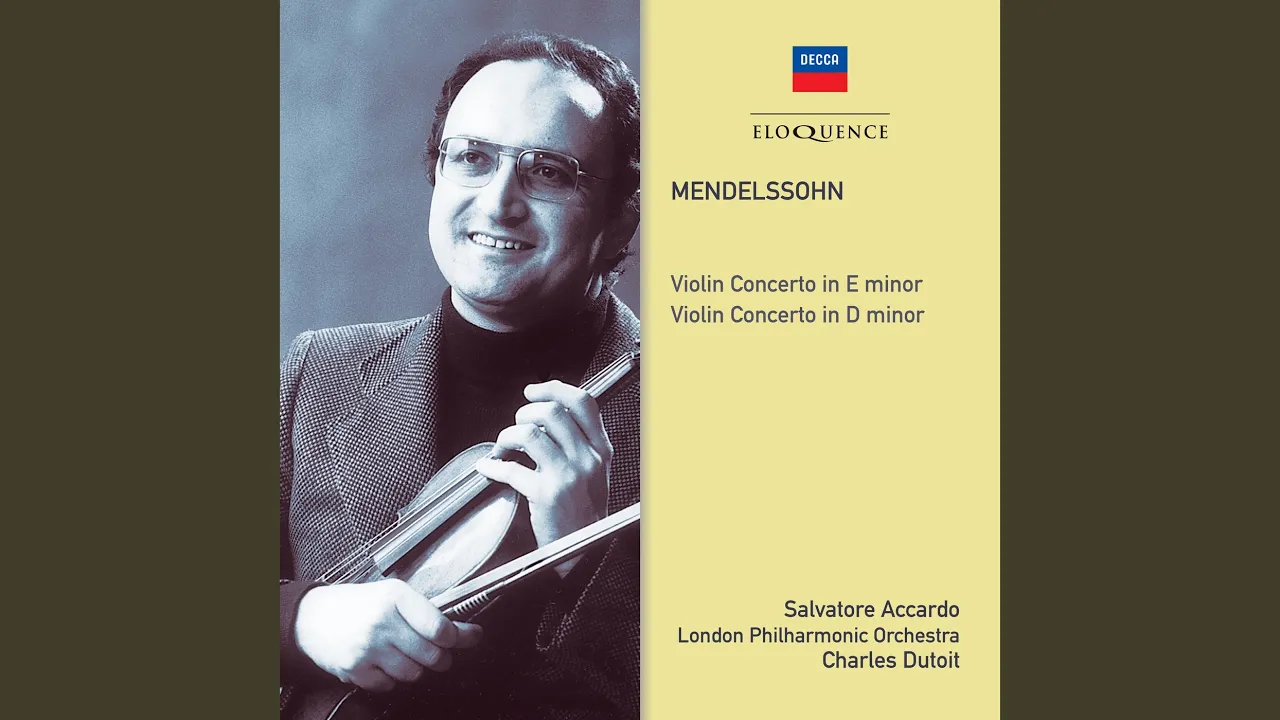 Mendelssohn: Violin Concerto In D Minor, Op. posth., MWV O3: 2. Andante Mendelssohn: Violin Concerto In D Minor, Op. posth., MWV O3: 2. Andante