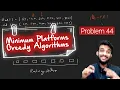 Minimum Platforms Greedy Algorithms