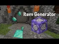 One Command Item Generator in Minecraft Bedrock